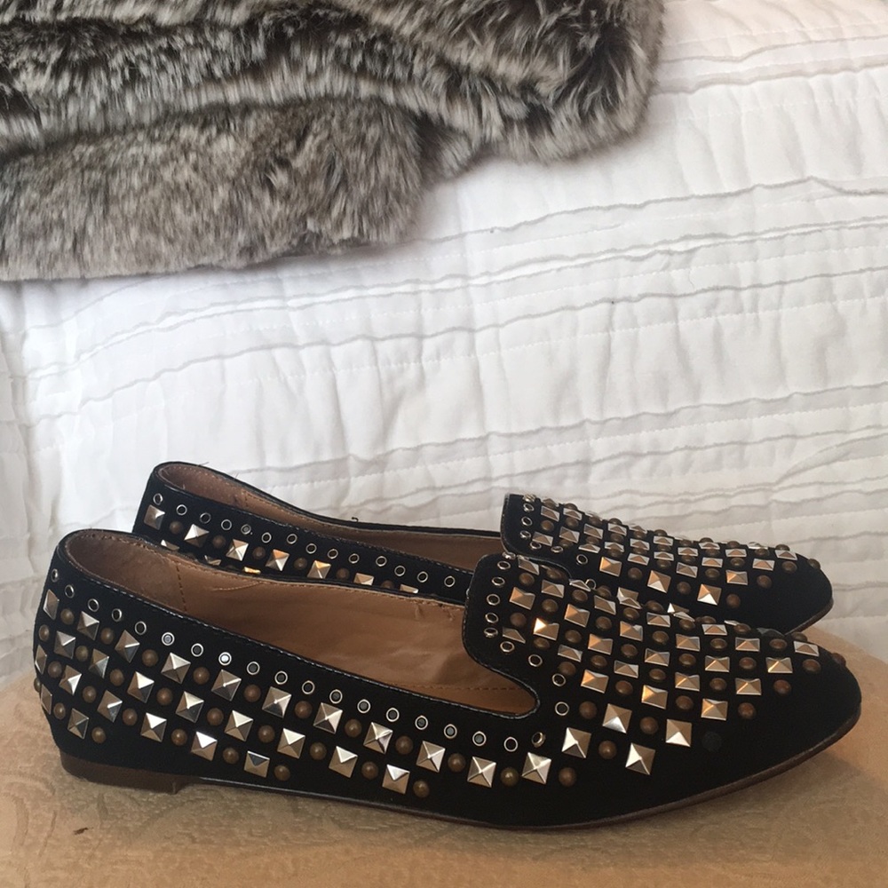 J CREW Collection Darby studded loafers